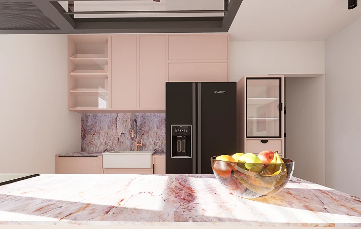 wnętrze kuchni wizualizacja