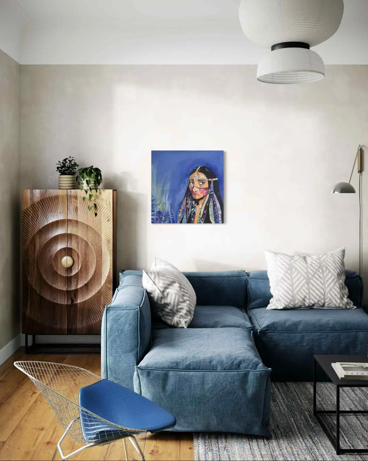 Obraz "Cherokee" we wnętrzu