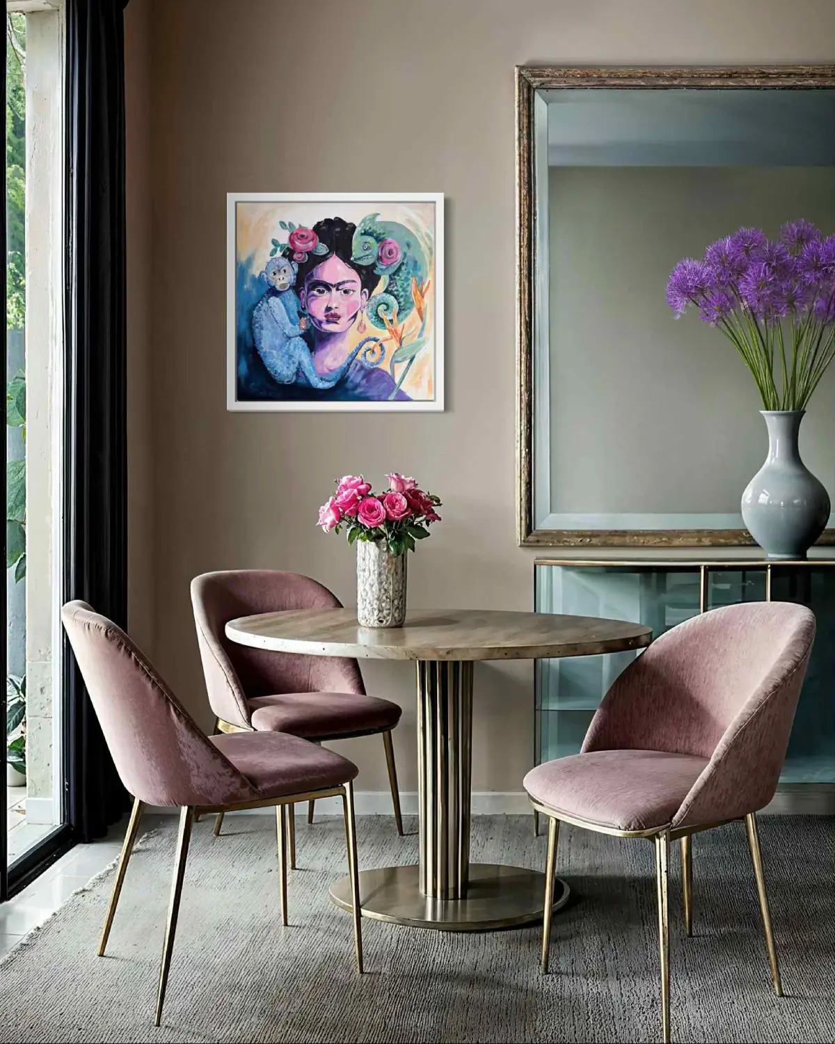 Obraz "Córka Meksyku" we wnętrzu 1