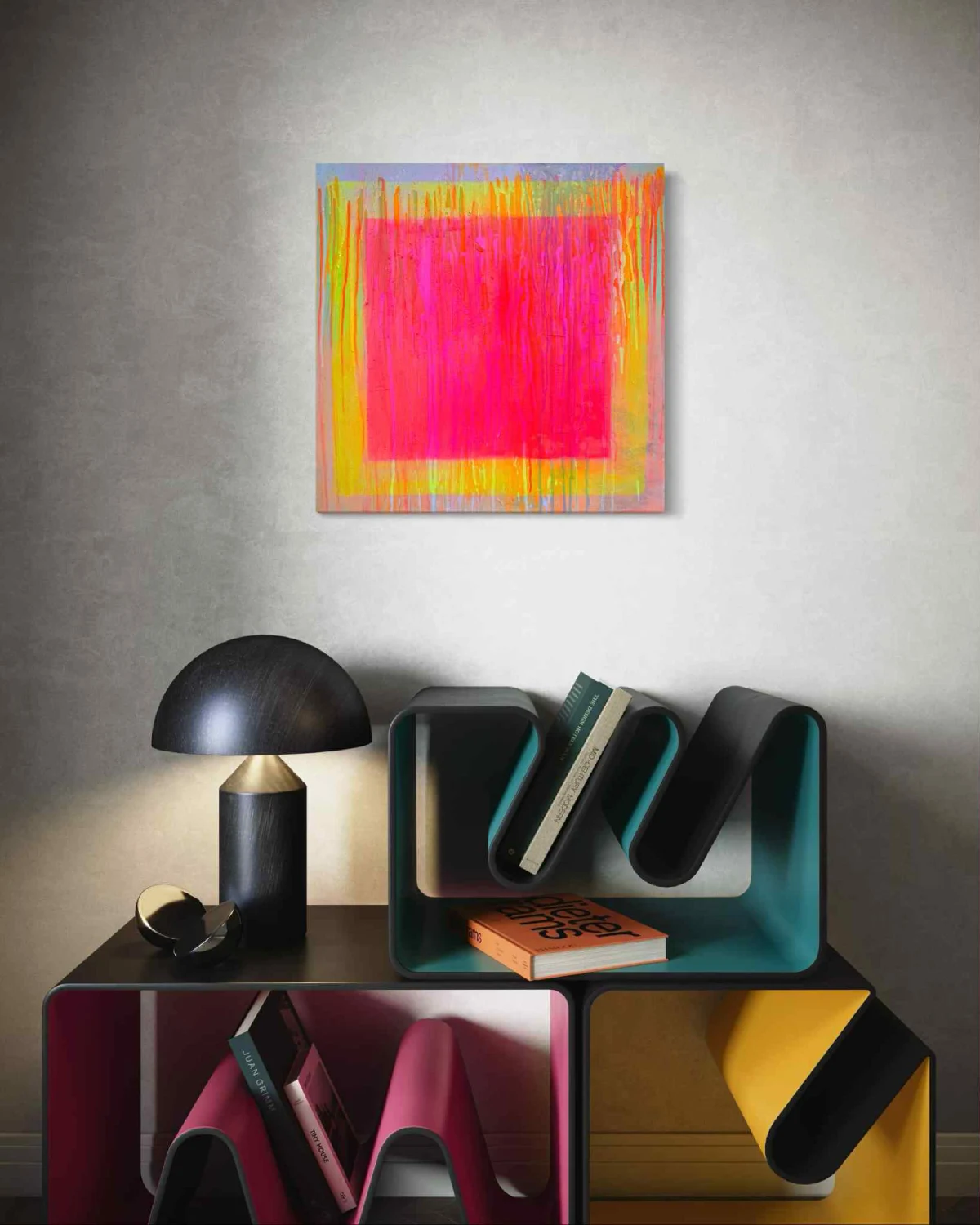 Obraz "feel the heat" we wnętrzu