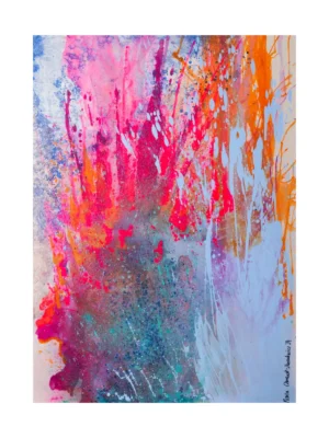 Plakat "Jak uciekające konfetti"